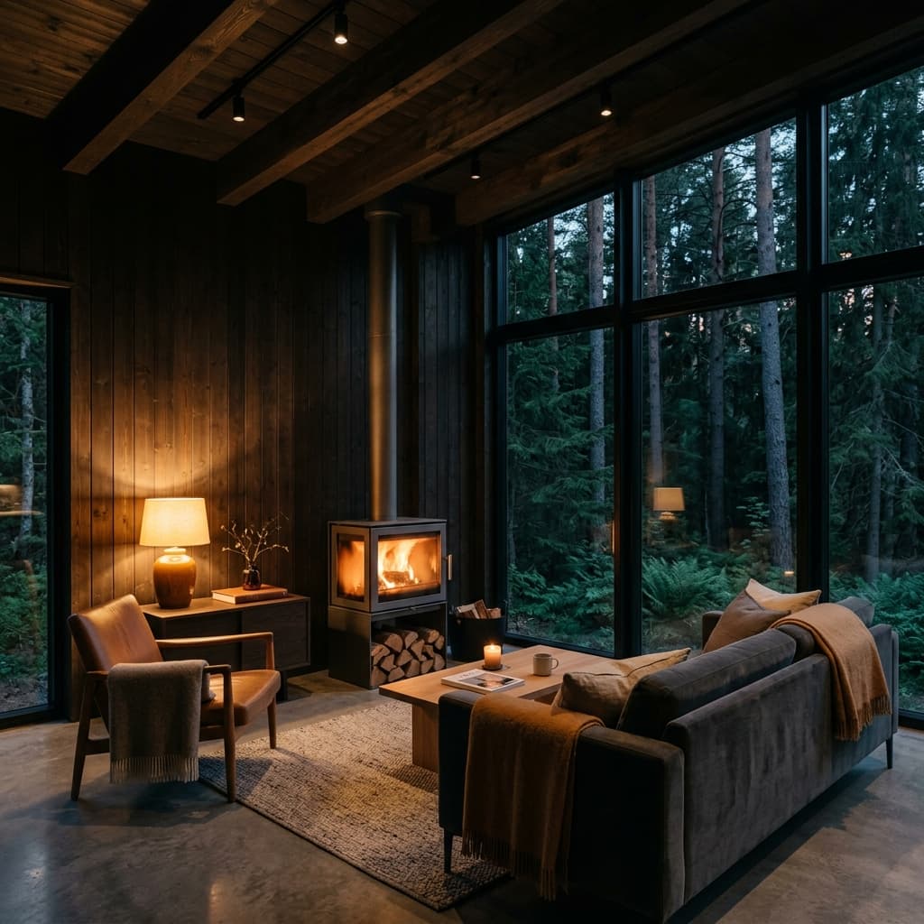 Elegant cabin interior